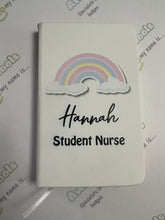 Load image into Gallery viewer, A6 Nursing/medical notebook. Pocket sized so ideal for placements. Nurse, midwife, doctor, medical staff