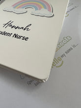 Load image into Gallery viewer, A5 Nursing/medical notebook. Pocket sized so ideal for placements. Nurse, midwife, doctor, medical staff
