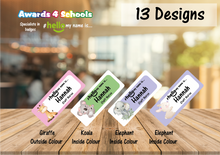 Load image into Gallery viewer, Animal Block Colours # hello my name is...