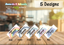 Load image into Gallery viewer, Full Rainbow name Badge # hello my name is...