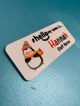 Load image into Gallery viewer, Christmas name badge # hello my name is...
