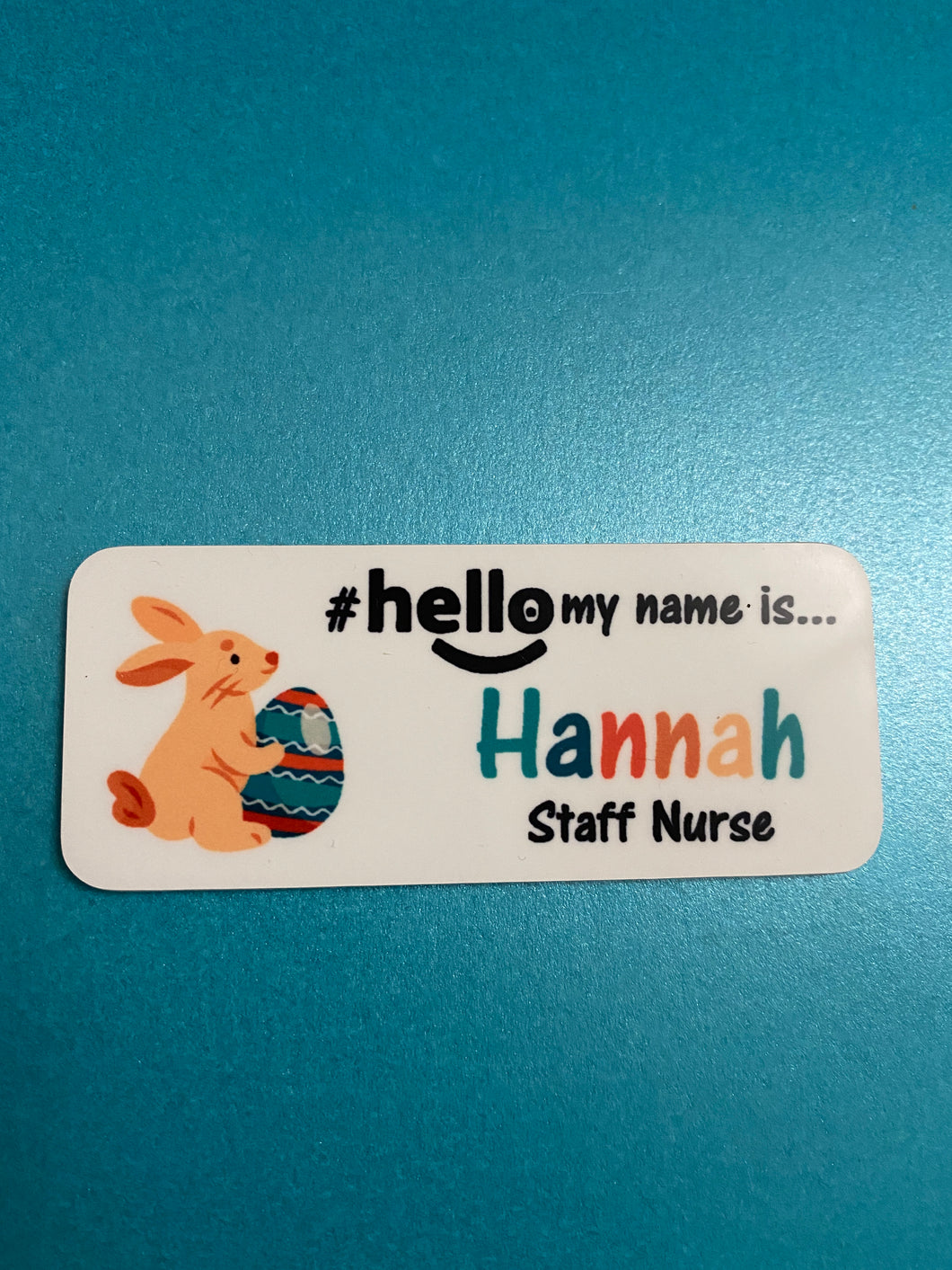 Easter name badge # hello my name is...