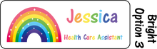 Load image into Gallery viewer, Rainbow name badge