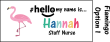 Load image into Gallery viewer, Animal Name Badge #hello my name is...
