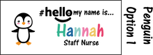 Load image into Gallery viewer, Animal Name Badge #hello my name is...