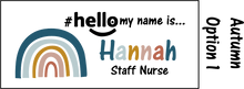 Load image into Gallery viewer, Rainbow name badges # hello my name is...