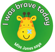 Load image into Gallery viewer, I was brave today stickers - Animals