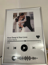 Load image into Gallery viewer, Personalised Spotify Frame | Custom Photo Picture Frame | Spotify Code | Personalised Song | Personalised Photo | Music | Present | Gift
