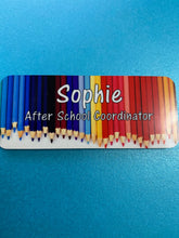 Load image into Gallery viewer, Coloured Pencil name badge
