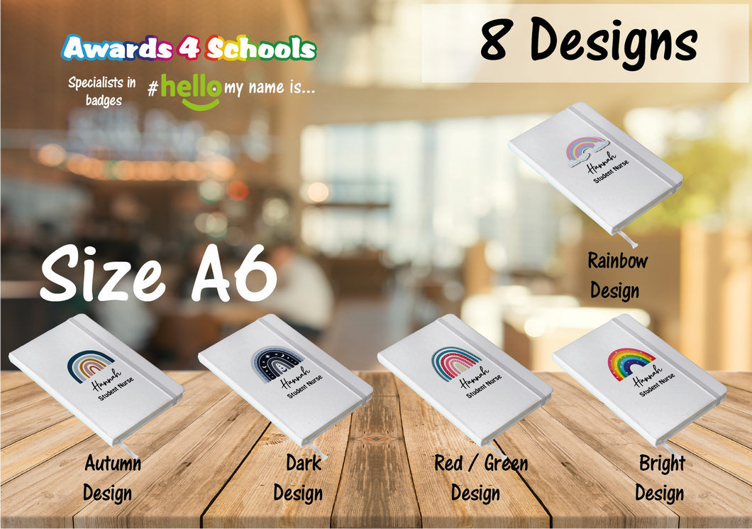 A6 Nursing/medical notebook. Pocket sized so ideal for placements. Nurse, midwife, doctor, medical staff