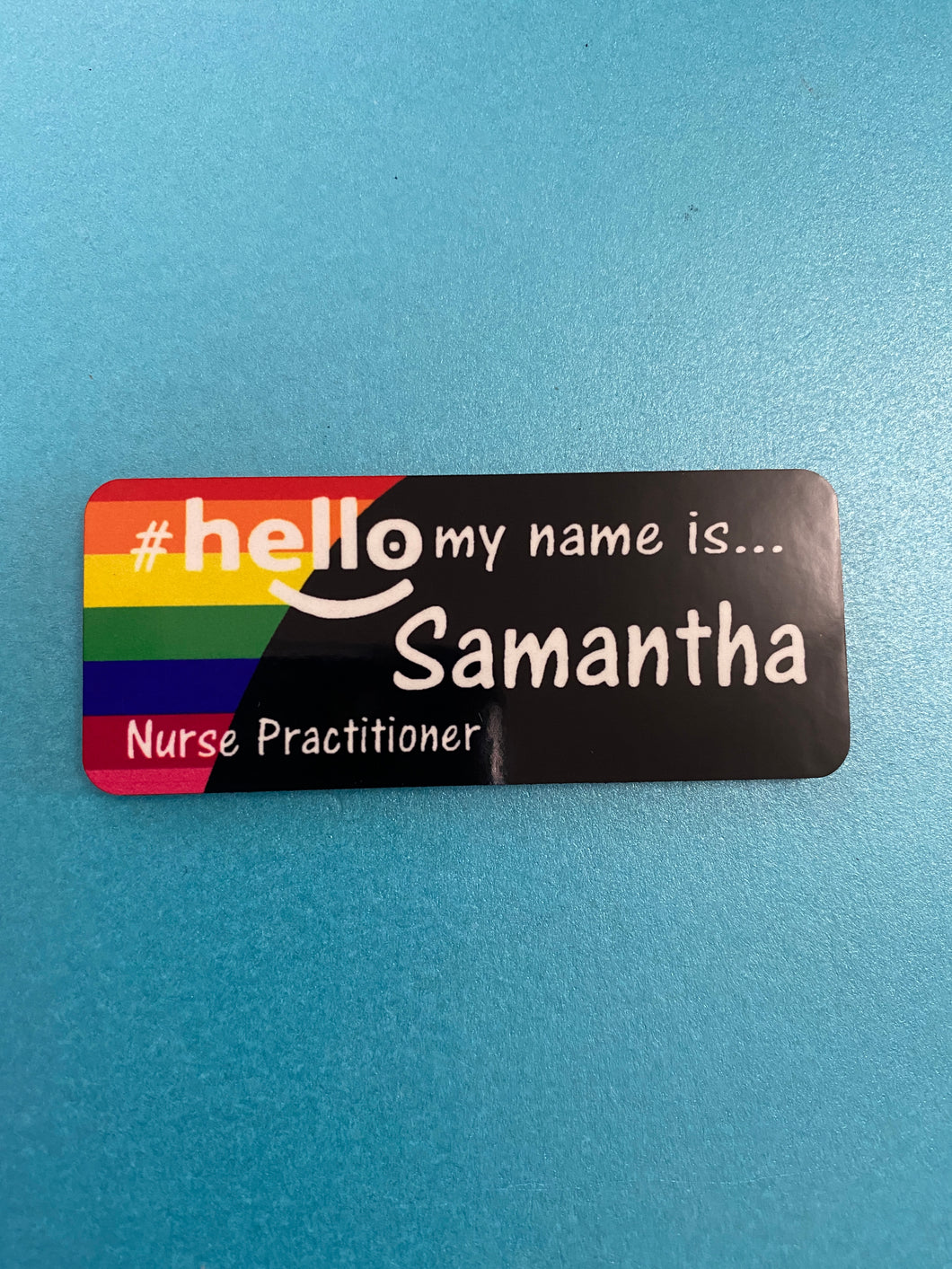 Rainbow Block designs # hello my name is...